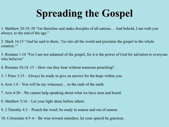 SpreadingTheGospel screenshot