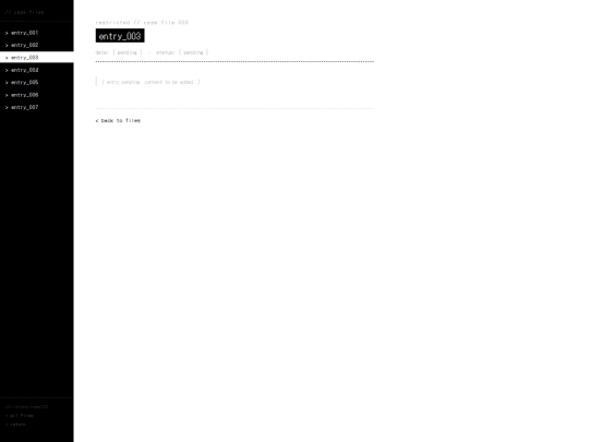 entry_003 screenshot