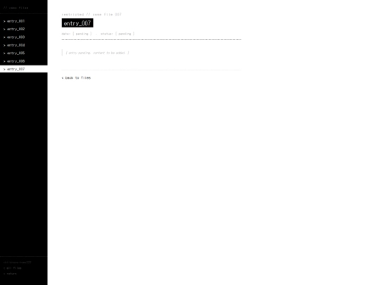 entry_007 screenshot