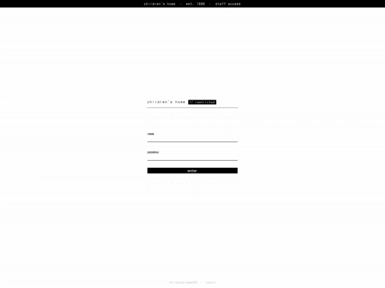 login screenshot