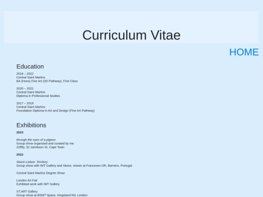 cv screenshot