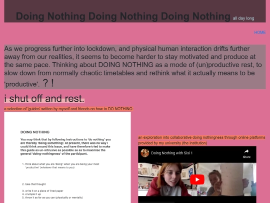 doingnothing screenshot