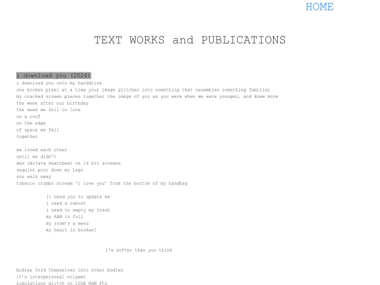 publications screenshot