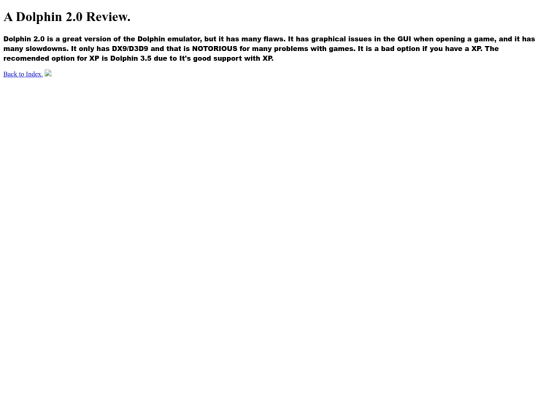Dolphin20 screenshot