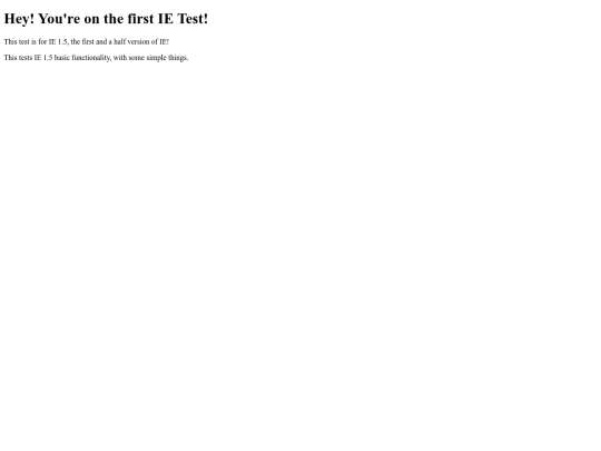 IE1Test screenshot