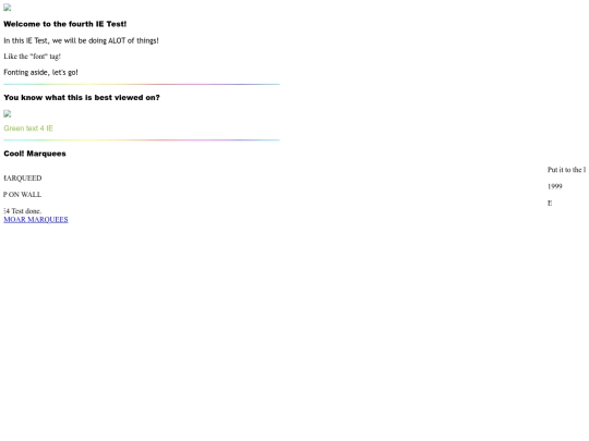 IE4Test screenshot