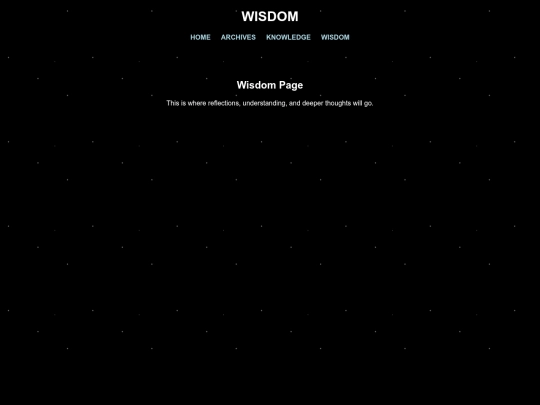 wisdom screenshot