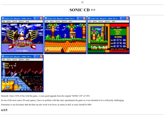 GameR/SonicCD/CD screenshot