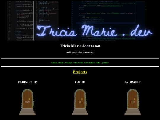 projects screenshot