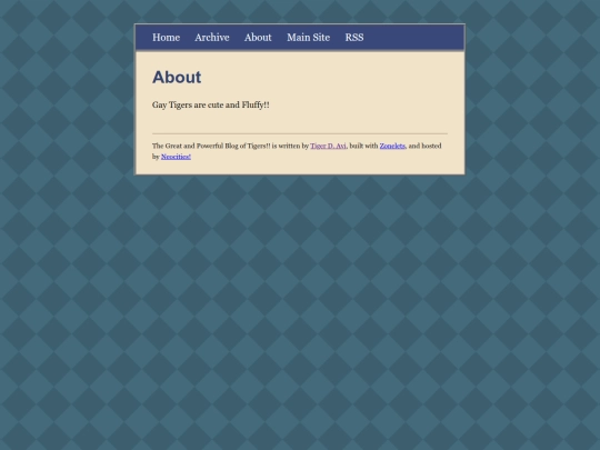 blog/about screenshot