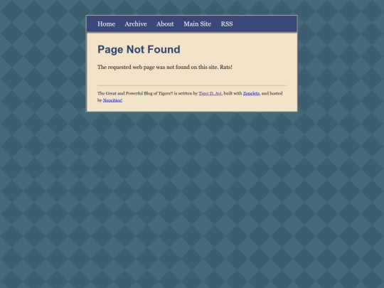 blog/not_found screenshot