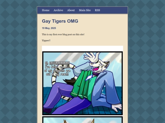 blog/posts/2025-05-19-Gay-Tigers-OMG screenshot