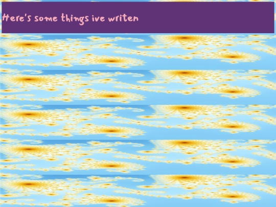 writing screenshot