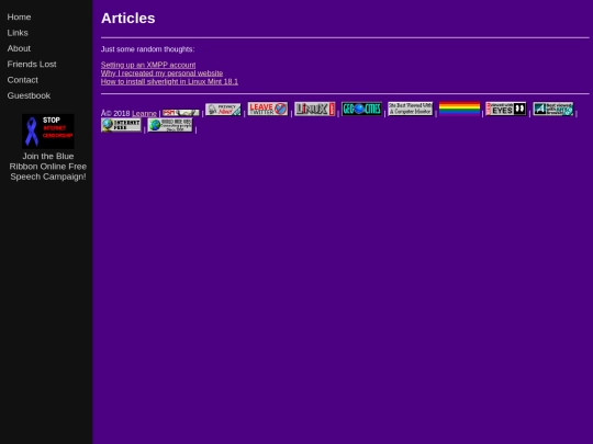 articles screenshot