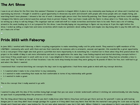 blog screenshot