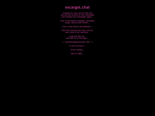 escargot screenshot