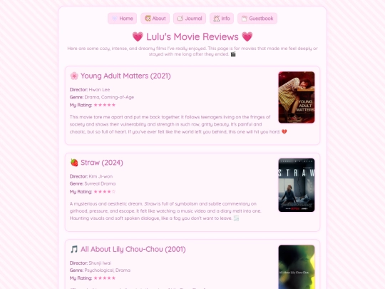 reviews screenshot