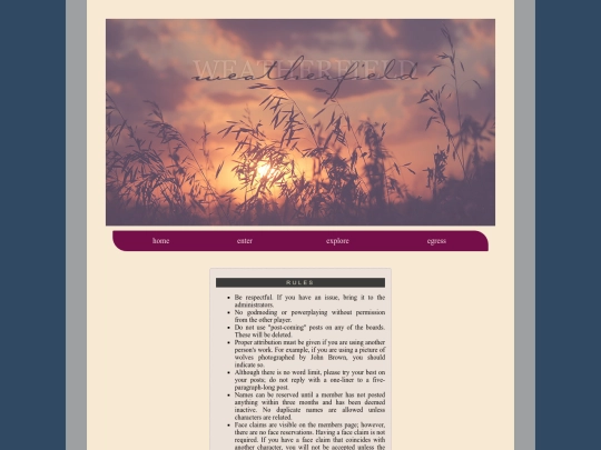 rules screenshot