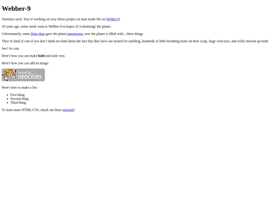 index screenshot
