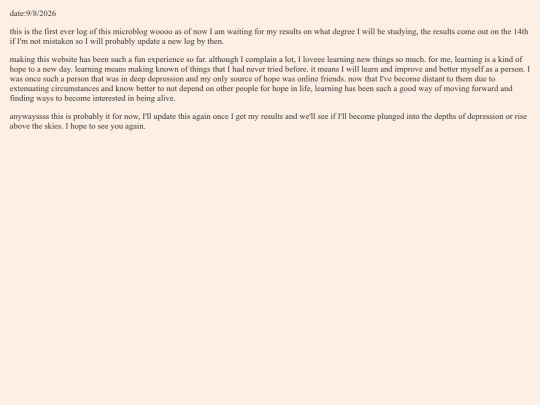 microblog/log1 screenshot