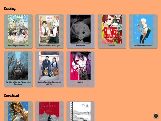 readings/manhwas screenshot