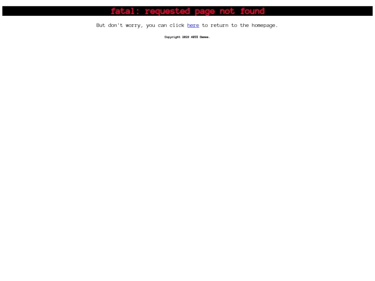 not_found screenshot