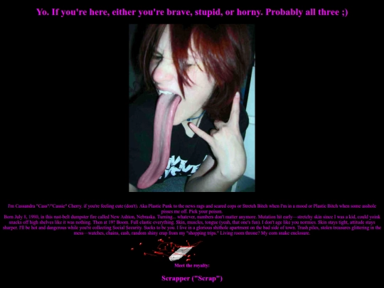 Cassandra Cherry/CassAbout screenshot