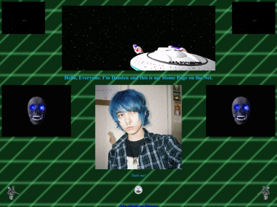 Damien Cross/DamienIndex screenshot