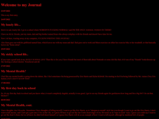 Journal screenshot