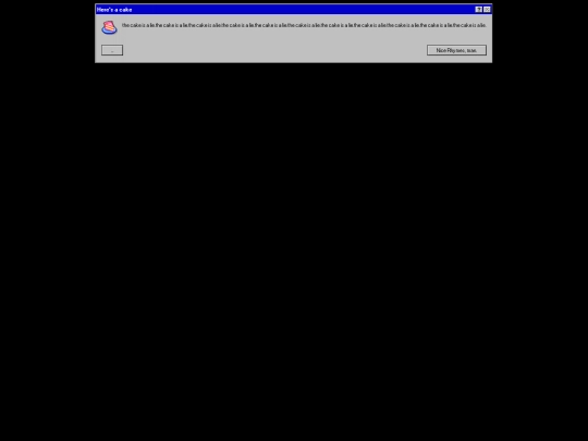 cakeerror screenshot