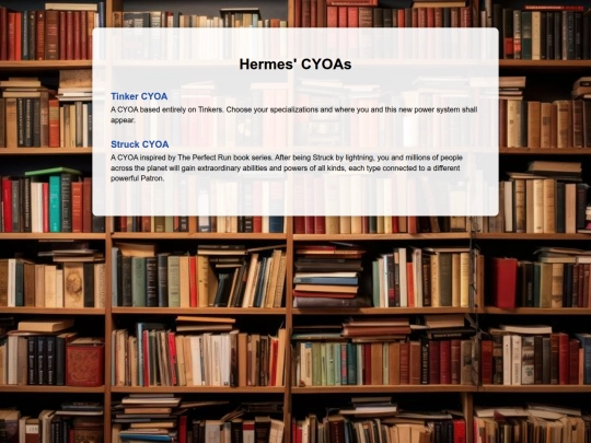 index screenshot