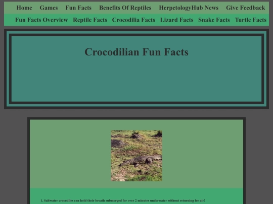 crocodaliafacts screenshot