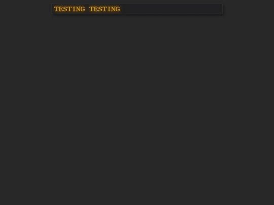 test screenshot