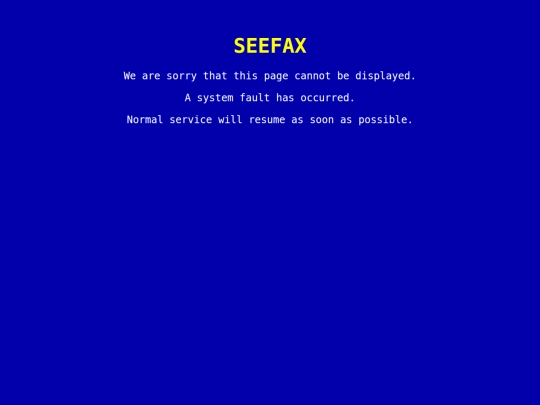 technicalfault screenshot