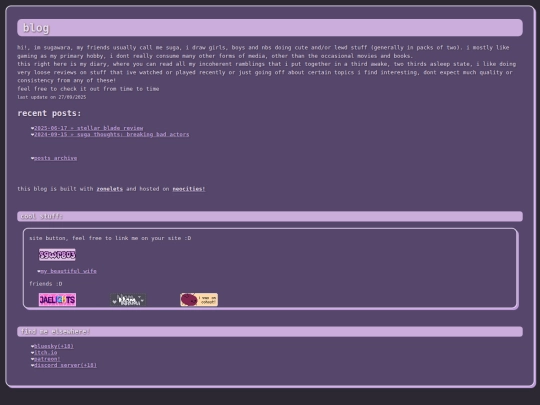 blog screenshot