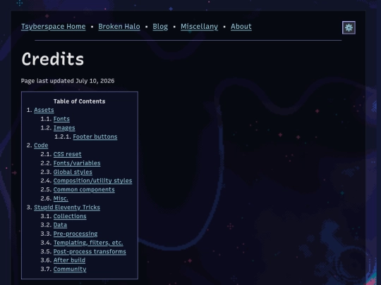 credits screenshot