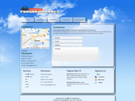 contactenos screenshot