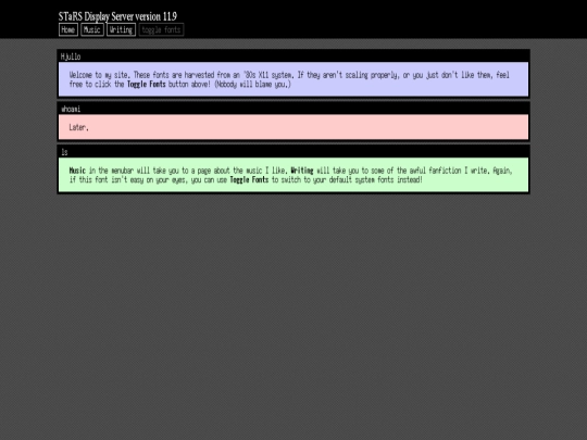 index screenshot