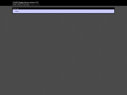 writing screenshot
