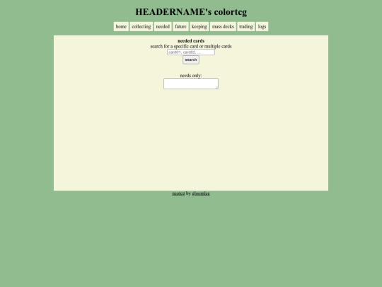 neededcards screenshot