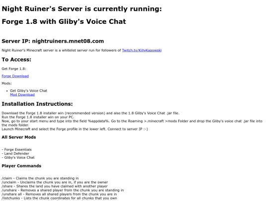 index screenshot