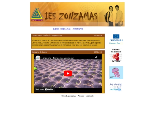 actividades/ut2/zonzamas screenshot