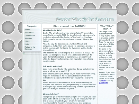 shrines/doctor-who screenshot