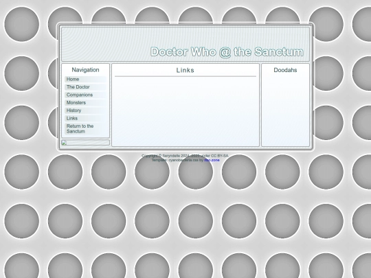 shrines/doctor-who/links screenshot