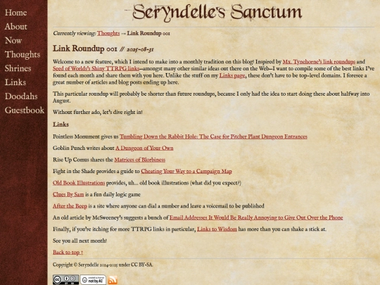 thoughts/link-roundup-001 screenshot