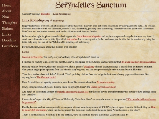 thoughts/link-roundup-003 screenshot