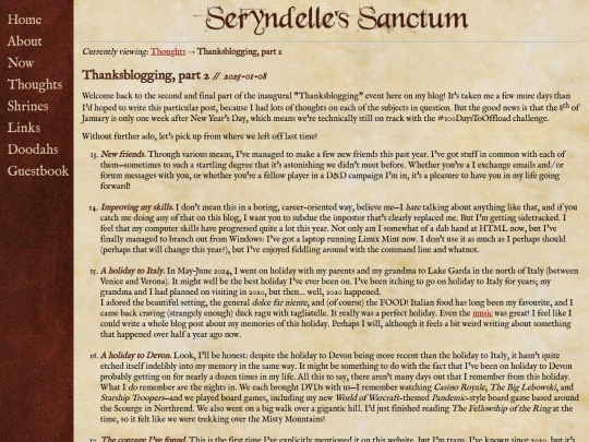 thoughts/thanksblogging-part-2 screenshot