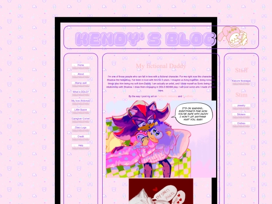 littlespace/ficdaddy screenshot