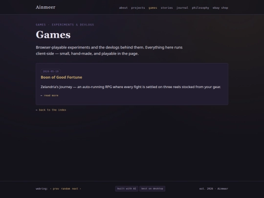 games screenshot