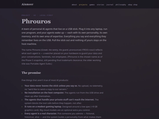 projects/phrouros screenshot